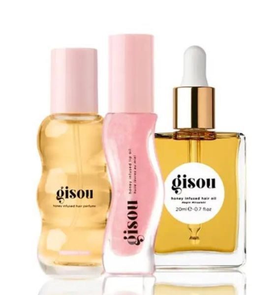 Набір для волосся та губ Gisou Honey Gloss On The Go 000028 фото
