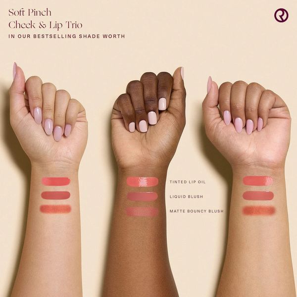 Лимитированный набор для макияжа Rare Beauty by Selena Gomez Soft Pinch Cheek & Lip Trio Makeup Gift Set 2889891111 фото