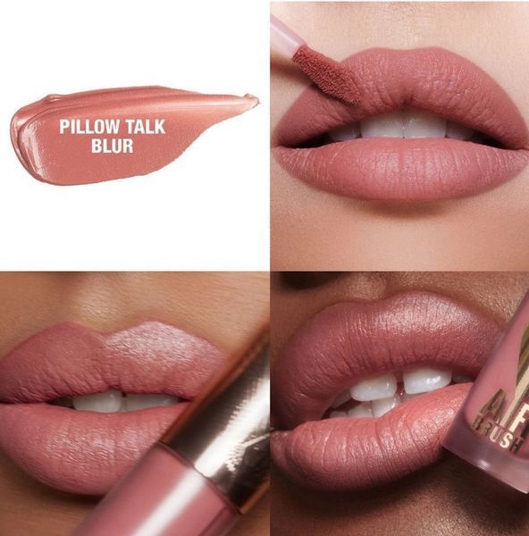 Рідка помада матова Charlotte Tilbury Airbrush Flawless Matte Lip Blur Lipstick відтінок Pillow Talk, 6.8 мл 000093 фото