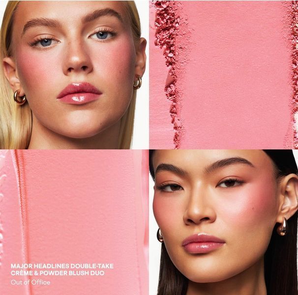 Румяна PATRICK TA Major Headlines Double-Take Creme & Powder Blush Duo оттенок Out Of Office - cool pink 000210 фото