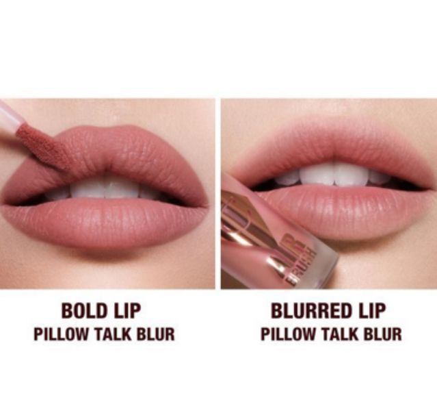 Рідка помада матова Charlotte Tilbury Airbrush Flawless Matte Lip Blur Lipstick відтінок Pillow Talk, 6.8 мл 000093 фото