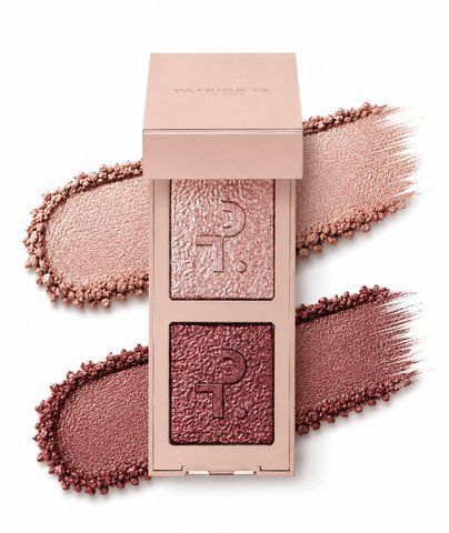 Тіні спаркл PATRICK TA Major Dimension Eye Illusion Eyeshadow Duo, відтінок Slow Burn 000211 фото