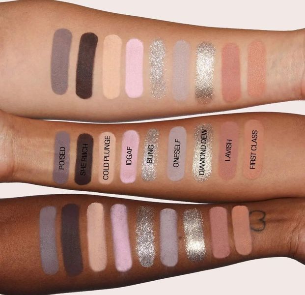 Палетка тіней HUDA BEAUTY Icy Nude Eyeshadow Palette, 16.1 гр  2852622047 фото