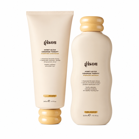 Набір для волосся Gisou Honey Gloss Hair Wash Duo (шампунь 250 мл + кондиціонер 200 мл) 2896618117 фото