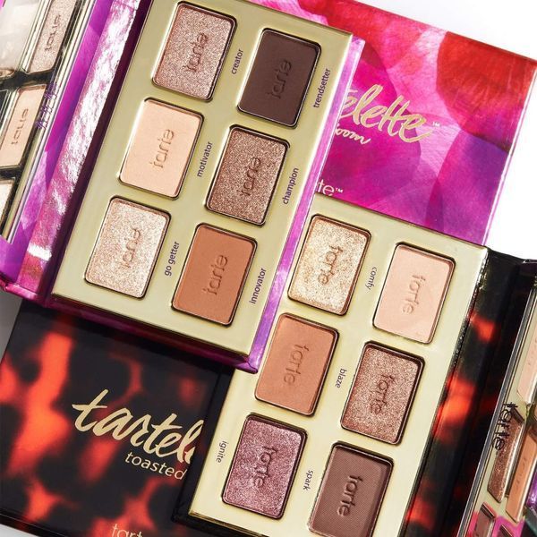 Палетка теней Tarte Tarteette in bloom Amazonian Clay Neutral Eyeshadow Palette, мини формат 2854678684 фото