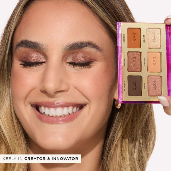 Палетка теней Tarte Tarteette in bloom Amazonian Clay Neutral Eyeshadow Palette, мини формат 2854678684 фото