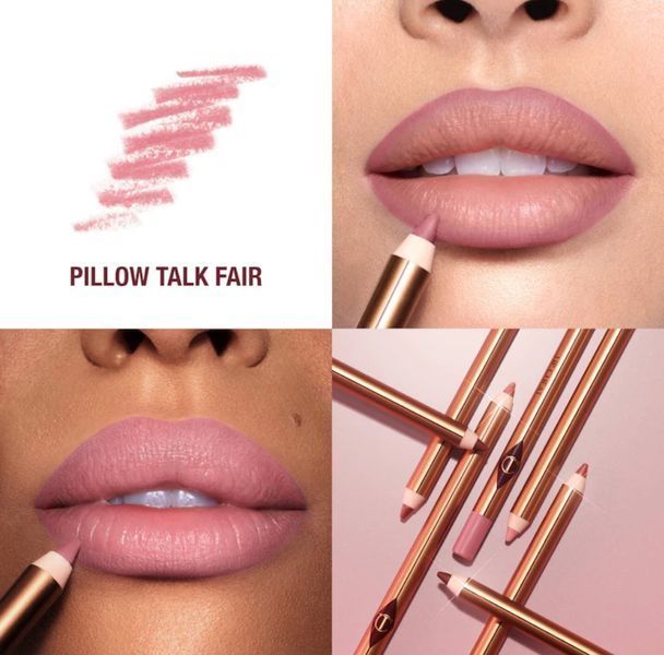 Олівець для губ Charlotte Tilbury Collagen Lip Cheat відтінок Pillow Talk Fair, міні 0.8 г (з набору) 000055 фото