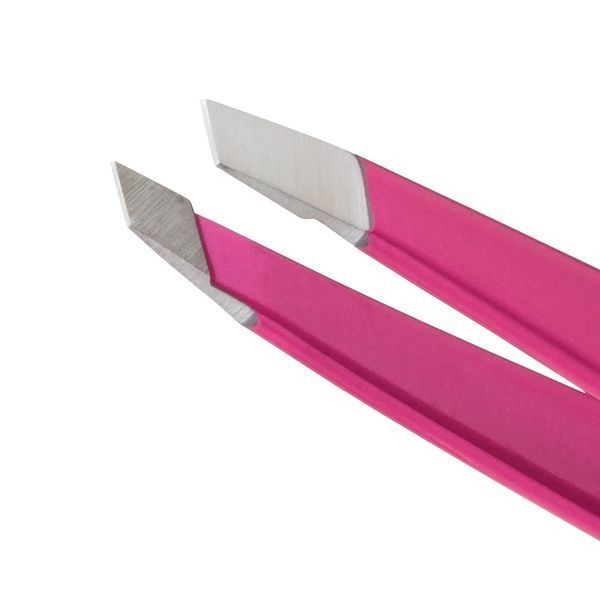 Пинцет для бровей TWEEZERMAN Pink Perfection Slant Tweezer, 9 см 2822257692 фото