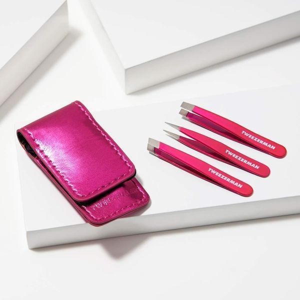 Набор мини пинцетов для бровей TWEEZERMAN Micro Mini Pink Perfection Tweezer Set 2822260681 фото