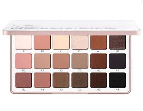 Палетка тіней Natasha Denona Eye Sculpt Texture & Tone Eyeshadow Palette - Soft (пошкоджений 1 рефіл) 001003 фото