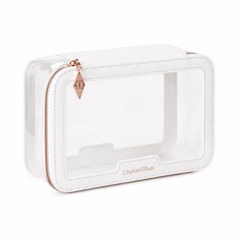 Лимитированная косметичка Charlotte Tilbury White Cosmetics Makeup Bag 000120 фото