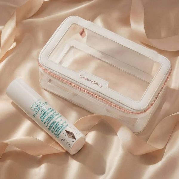 Лимитированная косметичка Charlotte Tilbury White Cosmetics Makeup Bag 000120 фото