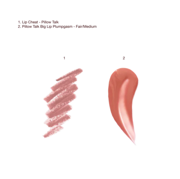 Набор для губ Charlotte Tilbury Pillow Talk Plumpgasm Lip Kit оттенок Pillow Talk 000243 фото