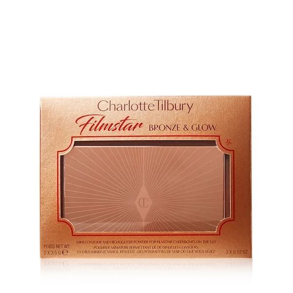 Палетка для лица Charlotte Tilbury Filmstar Bronze & Glow Contour Duo Mini оттенок Light To Medium, 7 гр 2883690701 фото