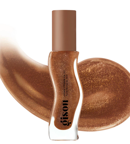 Олія для губ Gisou Honey Infused Hydrating Lip Oil, відтінок Coco Cacao 000138 фото